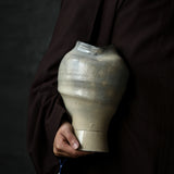 oriental ceramic flower vessel: stillness